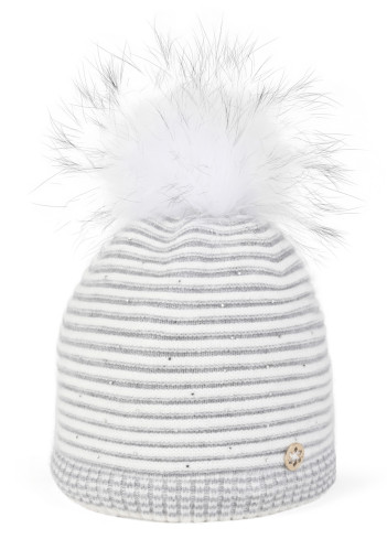 Women's hat Granadilla Redford Fur Pearl Grey