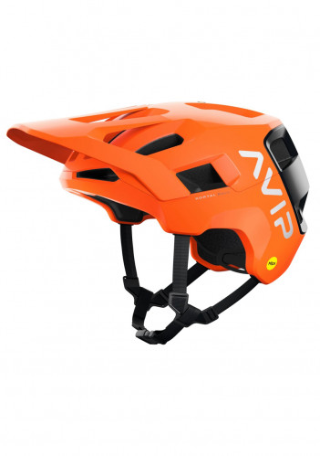 Cycling helmet POC Kortal Race MIPS Fluorescent Orange AVIP / Uranium Black Mat