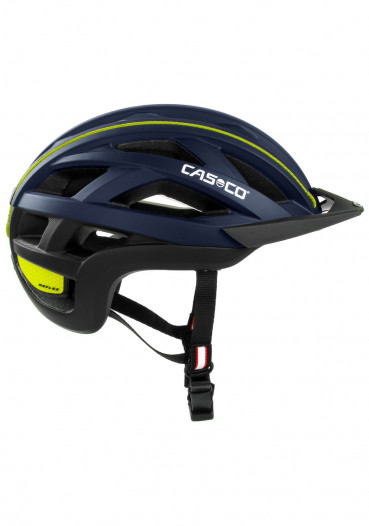detail Cycling helmet Casco Cuda 2 Blue-neon yellow