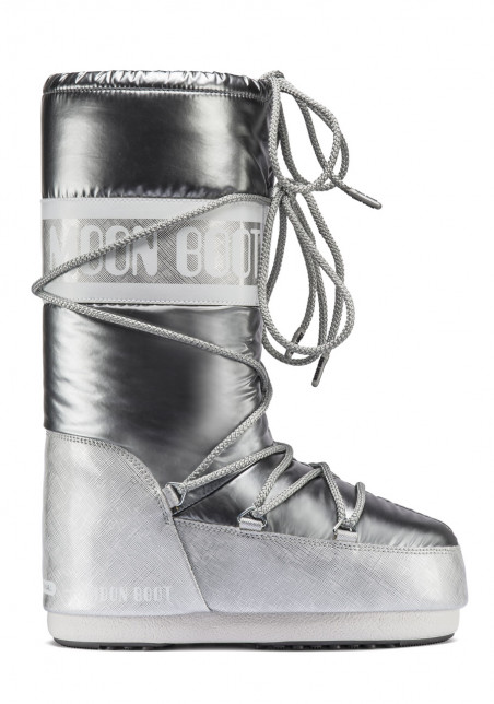detail Women's snow boots Moon Boot Icon Pillow Silver