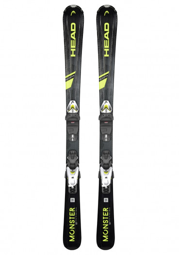 detail Children's downhill skis Head Monster SLR + SLR 4.5 AC wh / yw