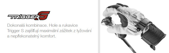 detail Leki Spitfire sjezdové hole