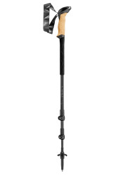 Trekingové  hole Leki Black Series Carbon, black-black gray-dark anthracite, 100-135 cm