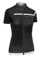 Women's cycling jersey Martini Vuelta Da Black/White