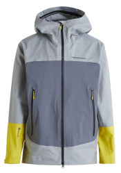 Men's Jacket Peak Performance M Vislight Gore-Tex Light Jacket Soud Mist Gray Melange