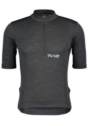Men’s cycling jersey Scott Shirt M's Gravel Tuned SS – Black/White