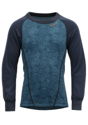 Dětské triko Devold Duo Active Merino Shirt Kids Flood