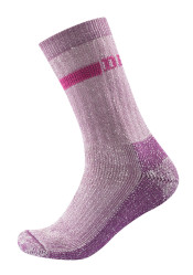Ponožky Devold Outdoor Merino Heavy Sock W Pink Melange