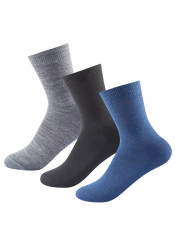 Ponožky Devold Daily Merino Medium Sock 3pk Indigo Mix