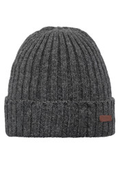 Men's hat Barts Haakon Turnup Charcoal