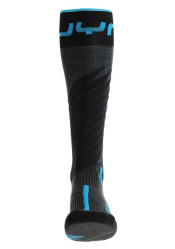 Uyn Man Ski One Merino Socks Anthracite/Turquoise G439