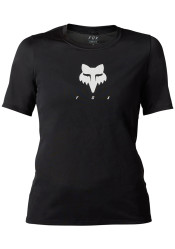 Women's cycling jersey Fox W Ranger Tru Dri Ss Jersey Black
