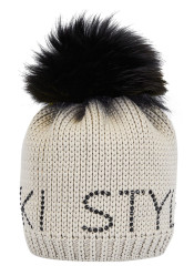 Women's hat Sportalm Ski Taupe Pink 162981283114
