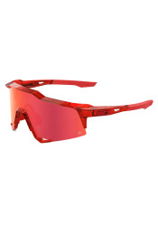 100% SPEEDCRAFT - Gloss Translucent Red - Hiper Red Mirror lens