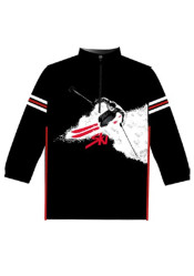 Dětský svetr Newland N1 2004/108 1/2 Zip Black/White
