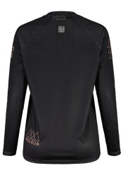 Women's cycling shirt Maloja ElferkofelM. – Deep Black