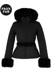 Goldbergh Giselle Faux Border Ski Jacket Black