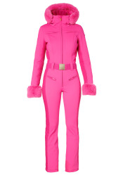 Goldbergh Angele Faux Border Ski Suit Passion Pink