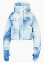 Goldbergh Ciel Bleu Ski Jacket Denim Print