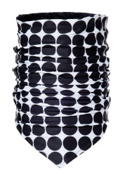 Goldbergh Nostalgia Neckwarmer Black Retro Dot