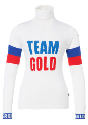 Goldbergh Champ Long Sleeve Knit Sweater White