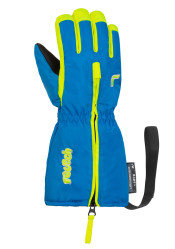 Dětské rukavice Reusch Tom 4525 brilliant blue/safety yel