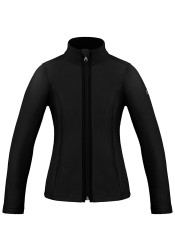 Kids' sweatshirt Poivre Blanc W24-1500-Jrgl Micro Fleece Jacket Black
