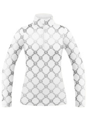 Dámský rolák Poivre Blanc W24-1940-Wo Base Layer Shirt Monogram White
