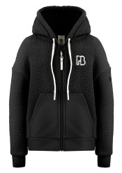 Dětská mikina Poivre Blanc W24-5401-Jrgl Sherpa Hoody Jacket Black