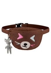 Dětská ledvinka Poivre Blanc W24-9190-Bbgl Sherpa Waist Bag Choco Brown