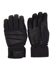 Men's gloves Toni Sailer Fred Men Leather Gloves Black