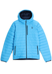 Pánská bunda Spyder Men Zenith Hooded Down Jacket - Aether Blue