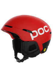POC Obex BC MIPS Prismane Red Matt
