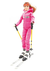 Jägerndorfer Winterpuppe Ski – skier figurine
