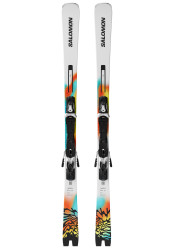Salomon E Addikt Pro 76 Skis + M11 GW F80 Bindings