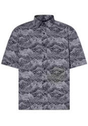 Men's shirt Oakley Outdoor Printed Shirt Aop Mountain Black Cement 0B5