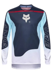 Men’s cycling jersey Fox Flexair LS Jersey Elevated Midnight