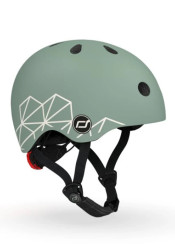 Scootandride Helma graphic XXS green lines