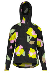 Maloja Bunda AlarisM. deep black grid fieldflower