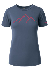 Martini Alpmate Shirt W Dark Blue/Blossom
