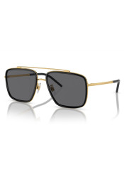 Dolce & Gabbana 0DG2220 02/81 57 Gold/Black-Dark/Light Brown Gradient