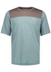 Men's Cycling Jersey Mons Royale Diversion Merino SS – Desert Sage / Iron