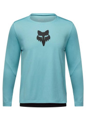 Youth Cycling Jersey Fox Yth Ranger LS Jersey Fox Head - Vintage Wash