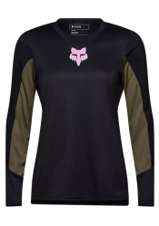 Fox W Defend Ls Jersey Park Black