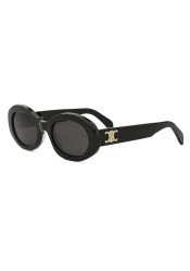 Celine Triomphe Oval Sunglasses Black CL40194U5203A