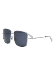 Celine Rhinestone Triomphe Silver Sunglasses CL40284U5916V