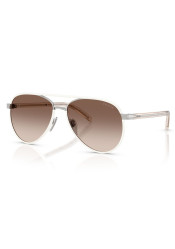 Prada PR B57S 23E10S Sunglasses – Silver / Caffè Sfumato Specchio Oro