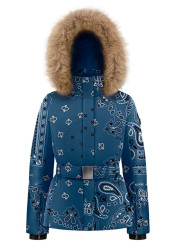 Poivre Blanc Joana-Jrgl/P Ski Jkt Paisley Blue