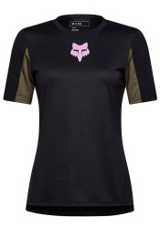 Fox W Defend SS Jersey Park Black