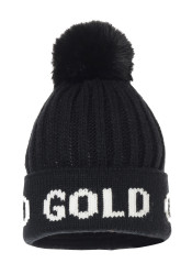Goldbergh Hodd Beanie Black/White – Women's Hat